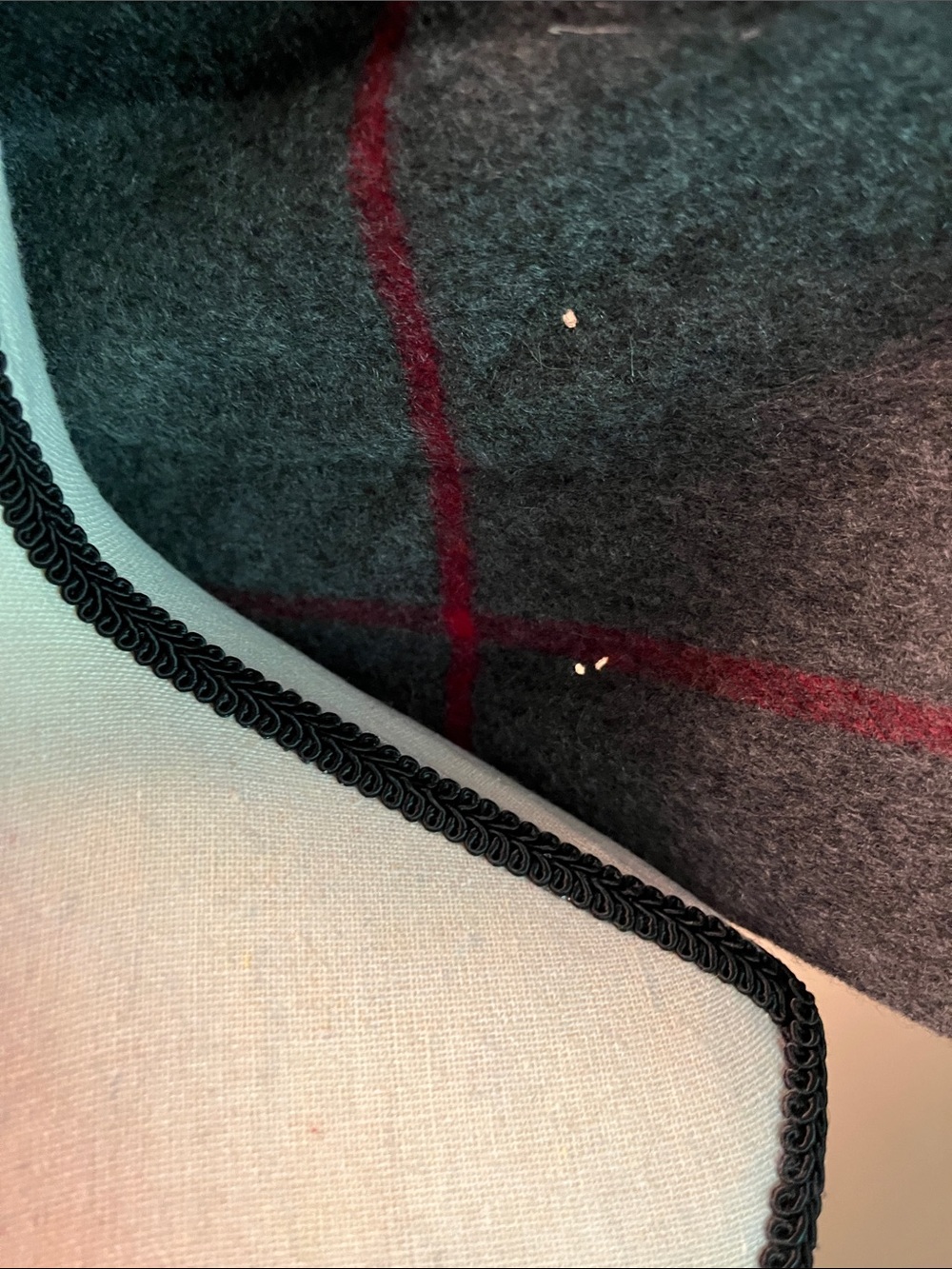 Burberry cashmere grey scarf, has some small holes - Picture 11 of 13